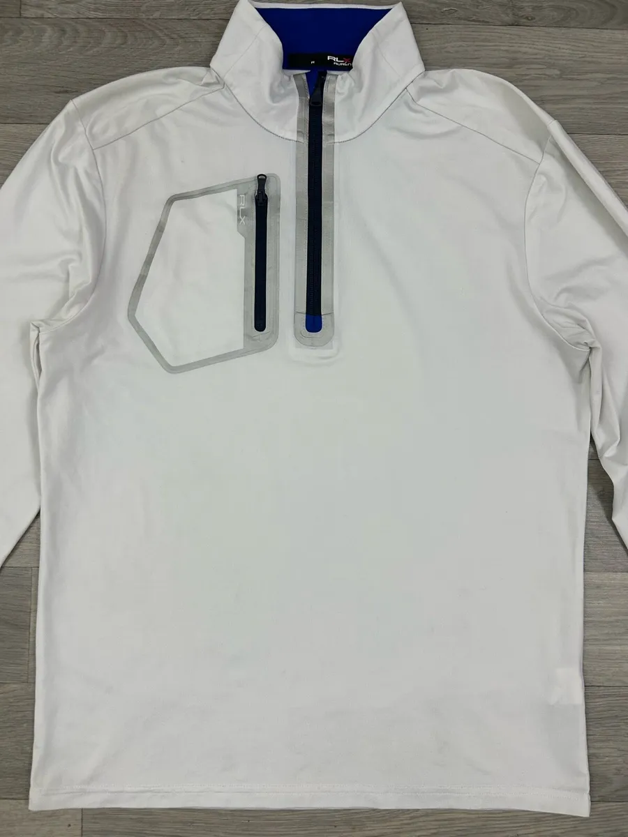 Ralph Lauren RLX Half Zip Golf Top Jumper Mens S - Image 2