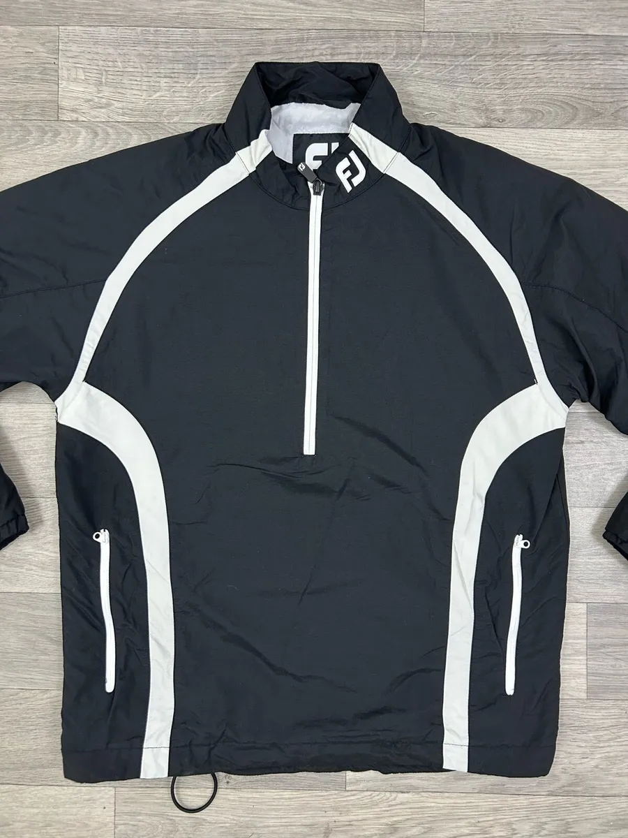 FootJoy FJ Half Zip Golf Windbreaker Jacket Small - Image 2