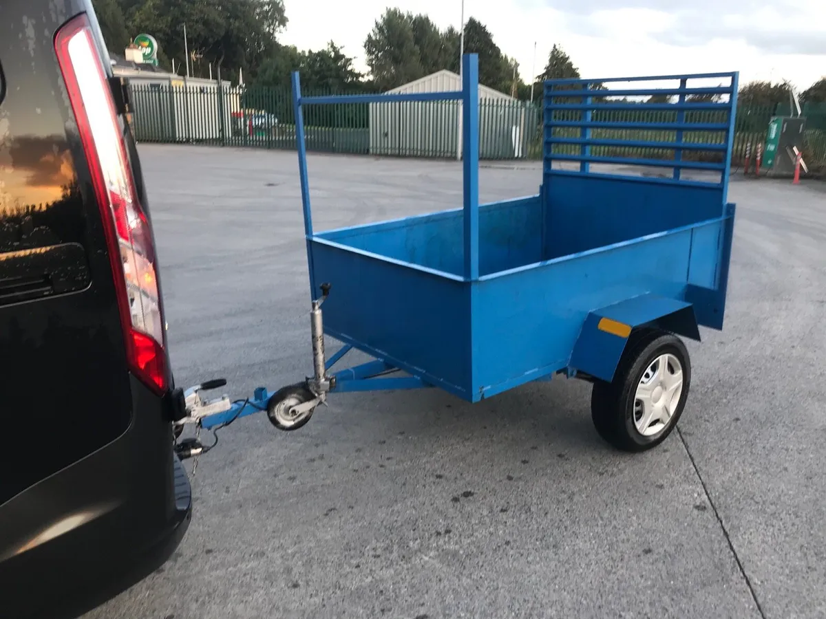 All steel 6 by 4 car trailer for sale - Image 2