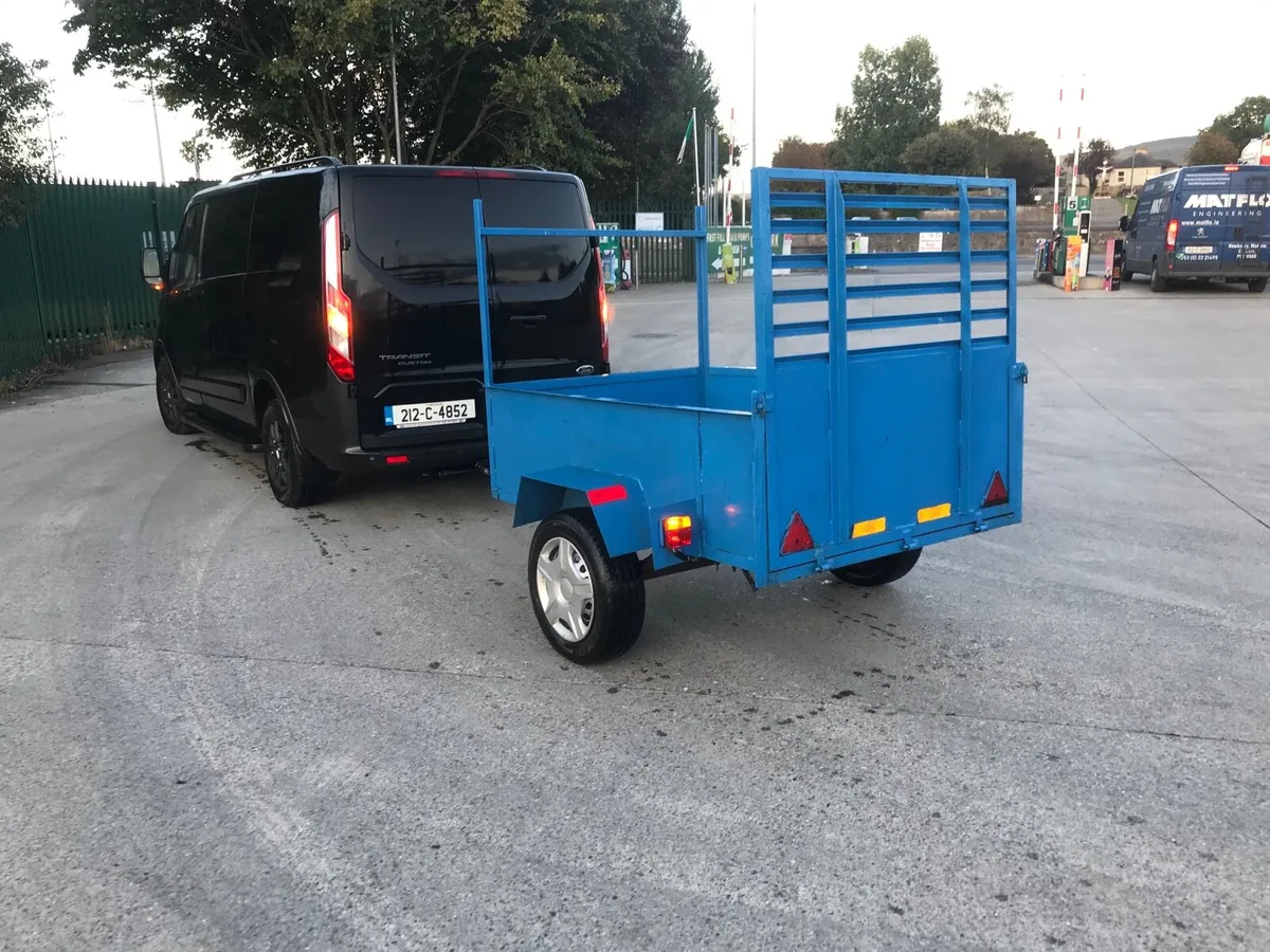 All steel 6 by 4 car trailer for sale - Image 4