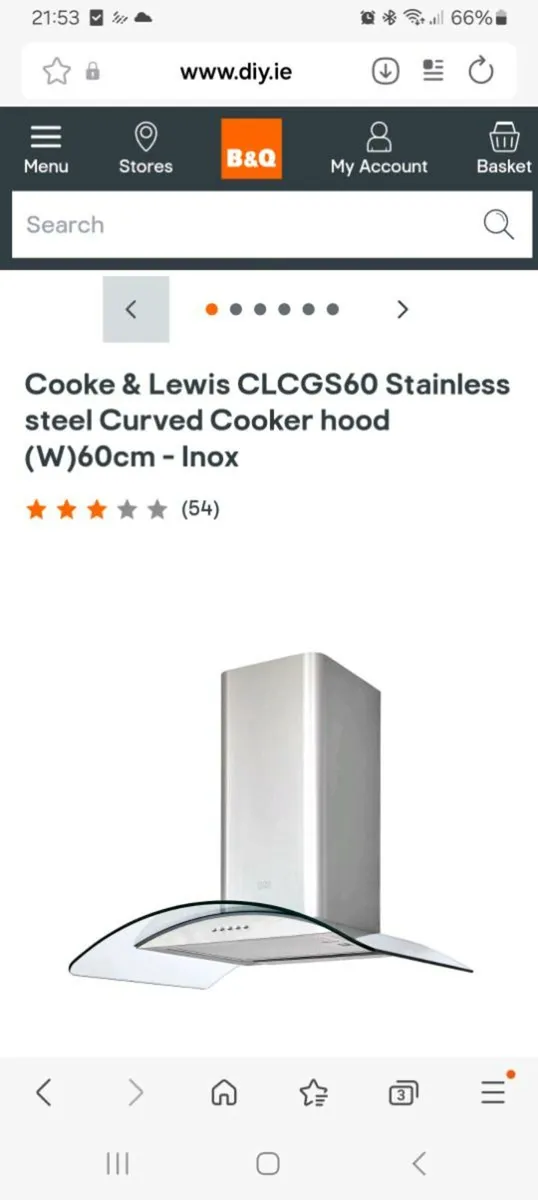 Kitchen extractor fan - Image 2