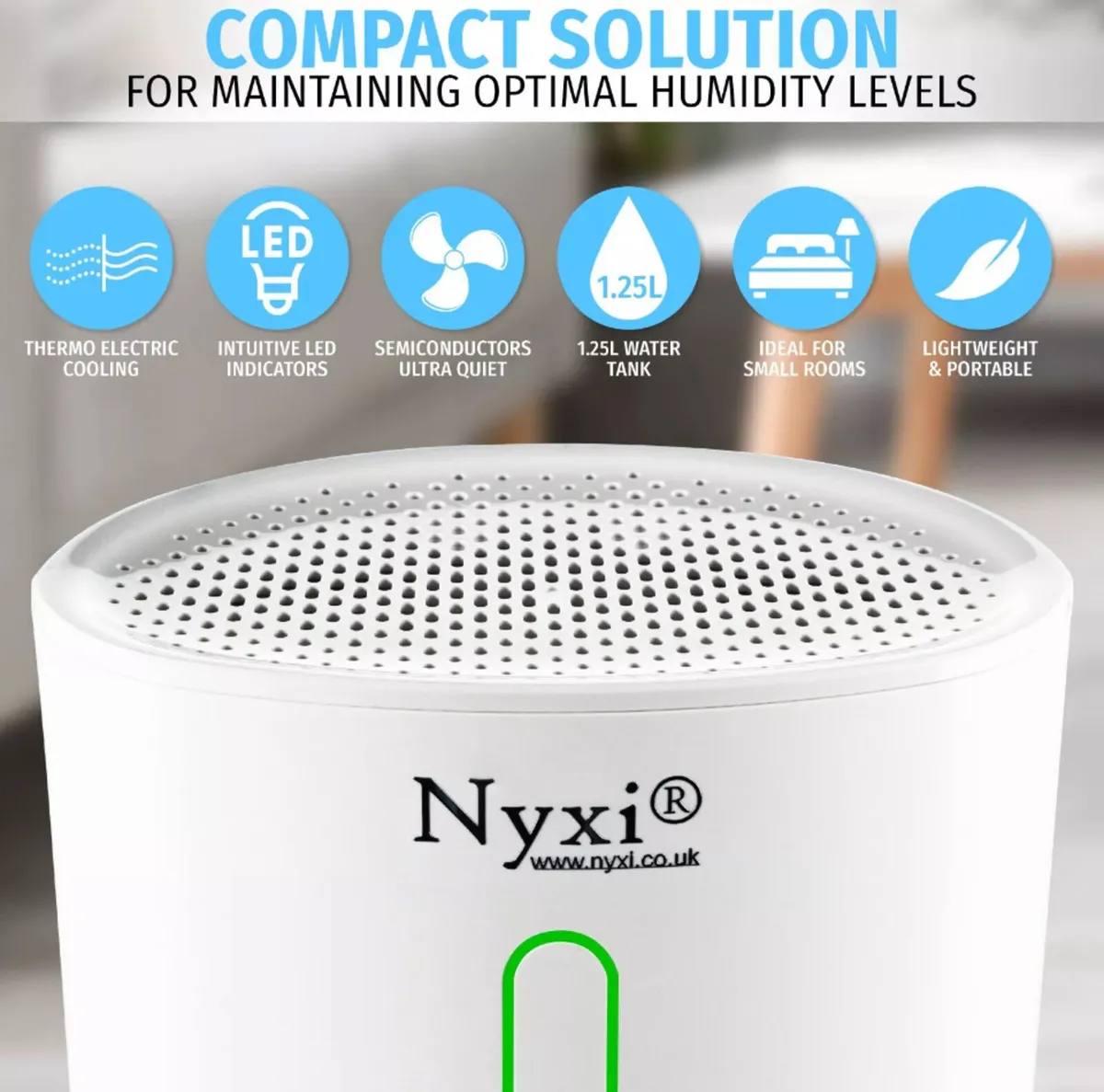 1.25L Dehumidifier for Home Condensation NEW - Image 3