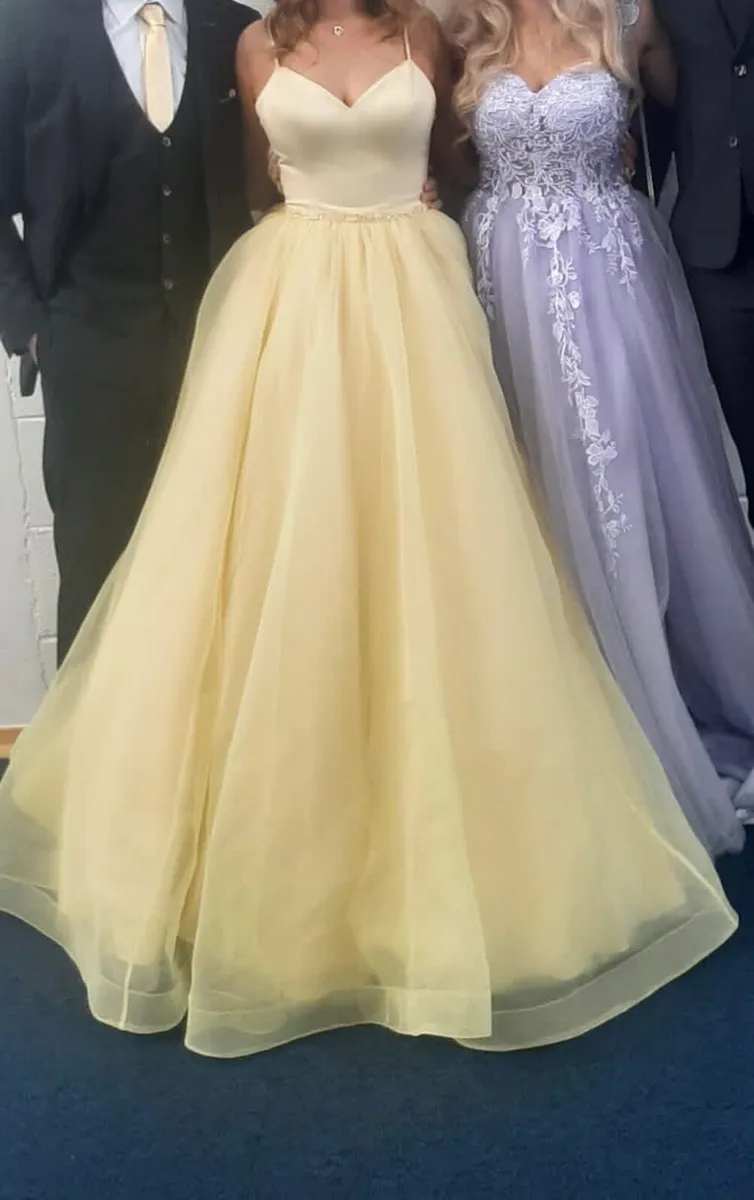 Debs dress yellow - Image 2