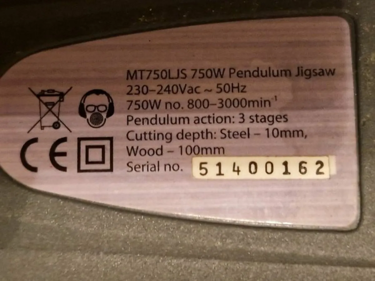 Millenium Tools Proffessional 750W Pendulum Jigsaw - Image 4