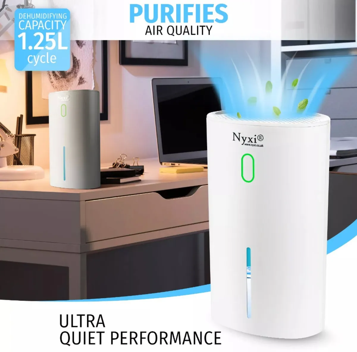 NEW Dehumidifier Home Condensation Moisture 1.25L - Image 4