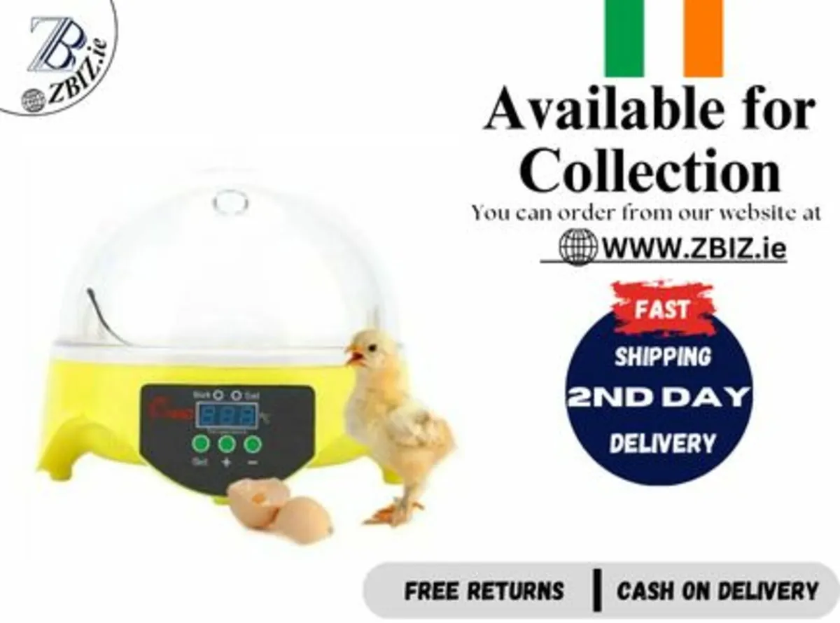 Egg Incubator 7 Eggs with Temperature Control - Image 1