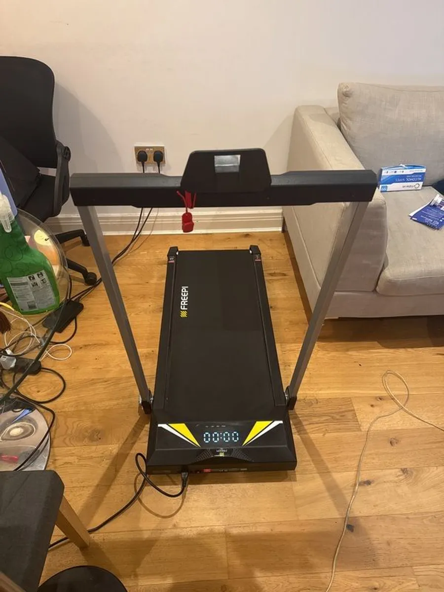 Folding Treadmill with Incline, 4 in 1 Foldable Treadmills for Home & Office, 2.5HP Desk Treadmill with LED Display, Phone Holder - Image 1