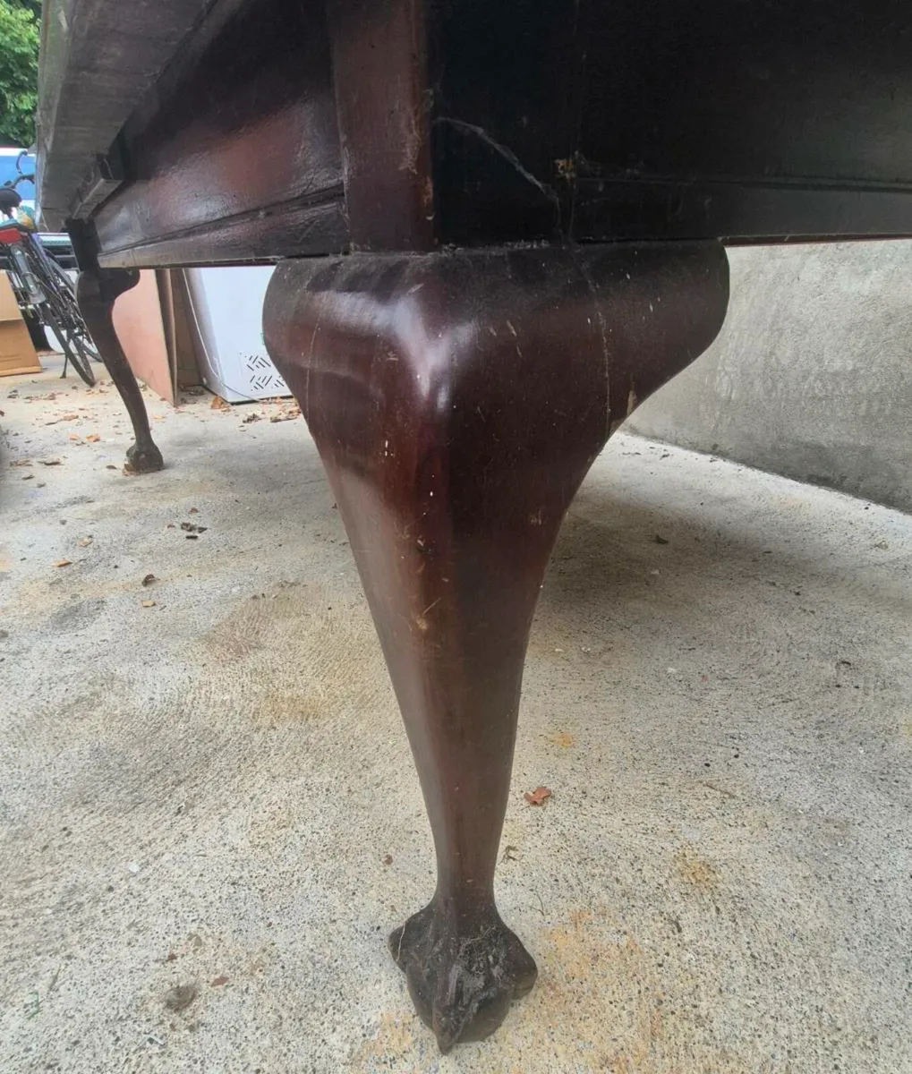 Extendable Antique Table and Chairs - Image 3