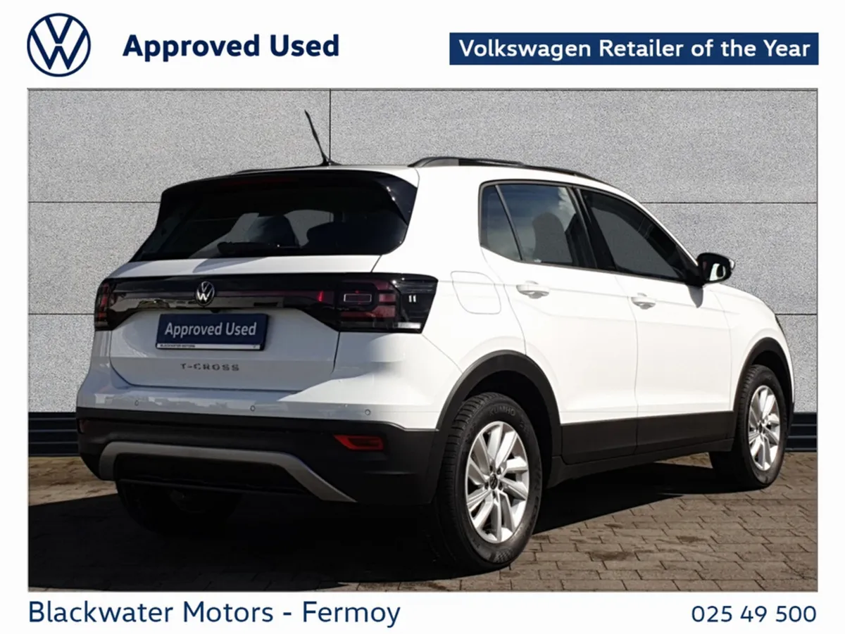 Volkswagen T-Cross 1.0 TSI 95BHP LIFE WITH REAR VI - Image 4