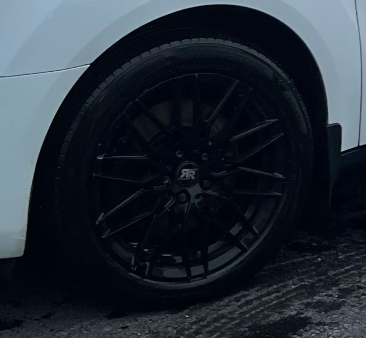 Black Ford 17” alloy wheels with Goodyear tires - Image 1