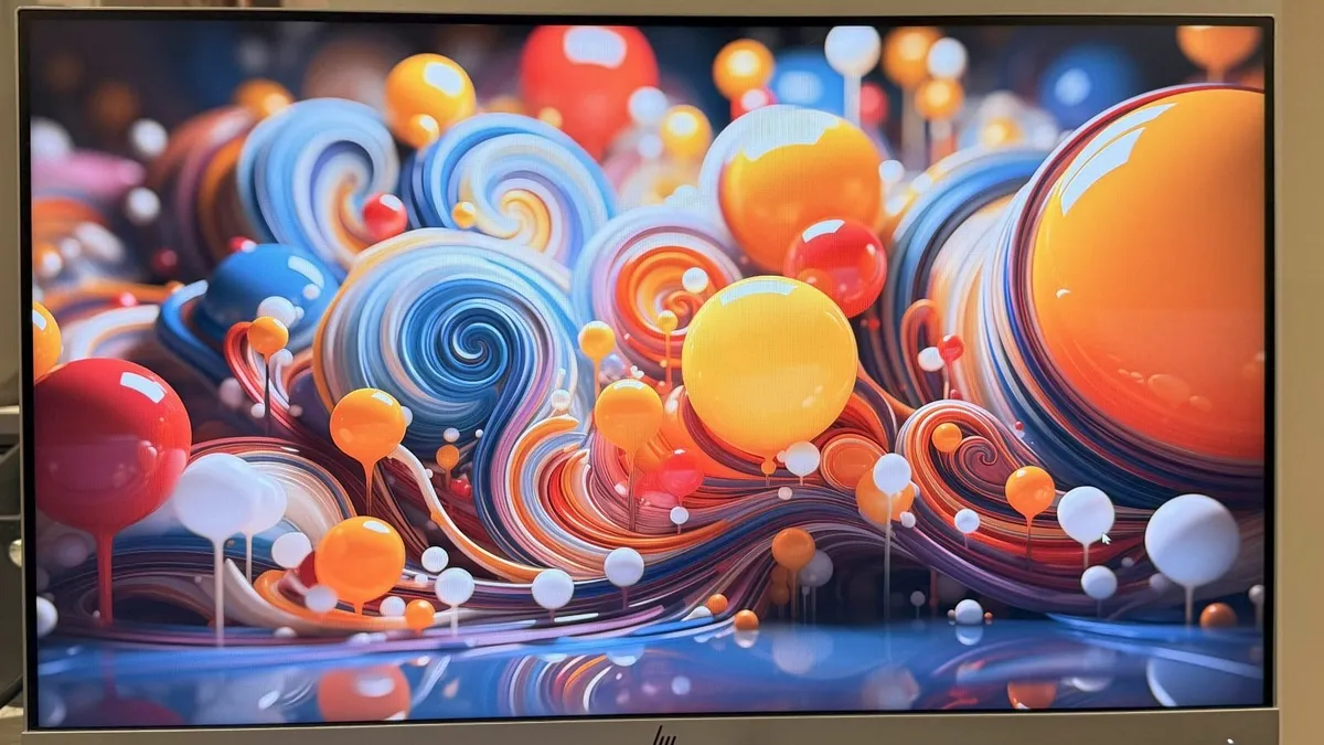 HP E233 23" Computer Screen PC Monitor - Image 1