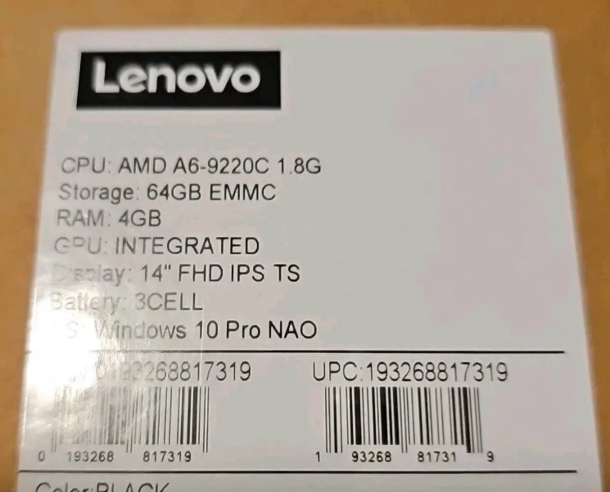 Lenovo 14w 4GB ram and 128GB window 10 - Image 4