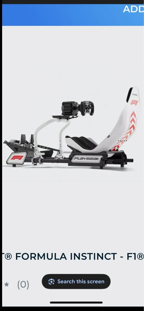 F1 Sim racing cockpit - Image 1