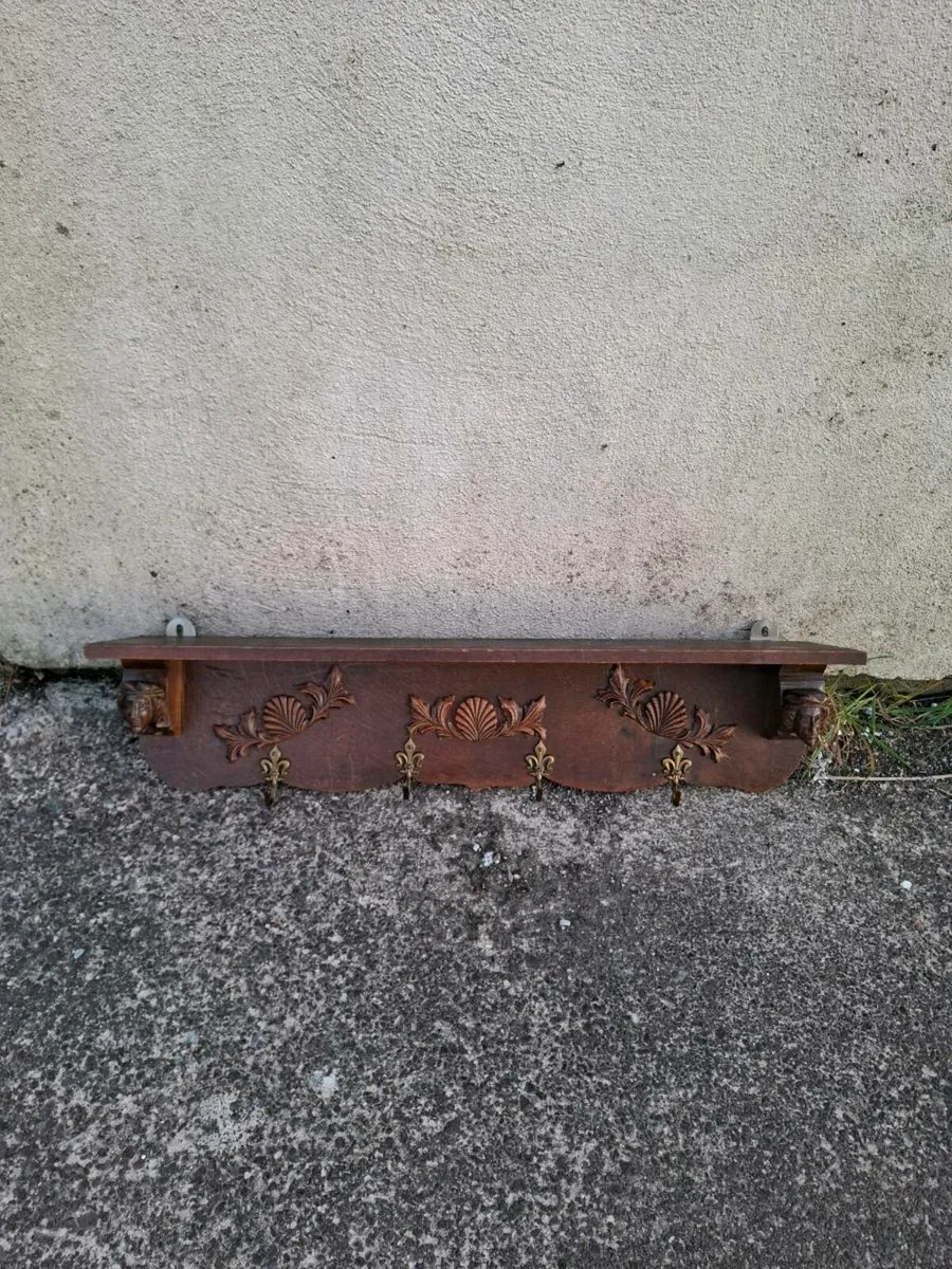 Coat hanger in wood postage possible - Image 1