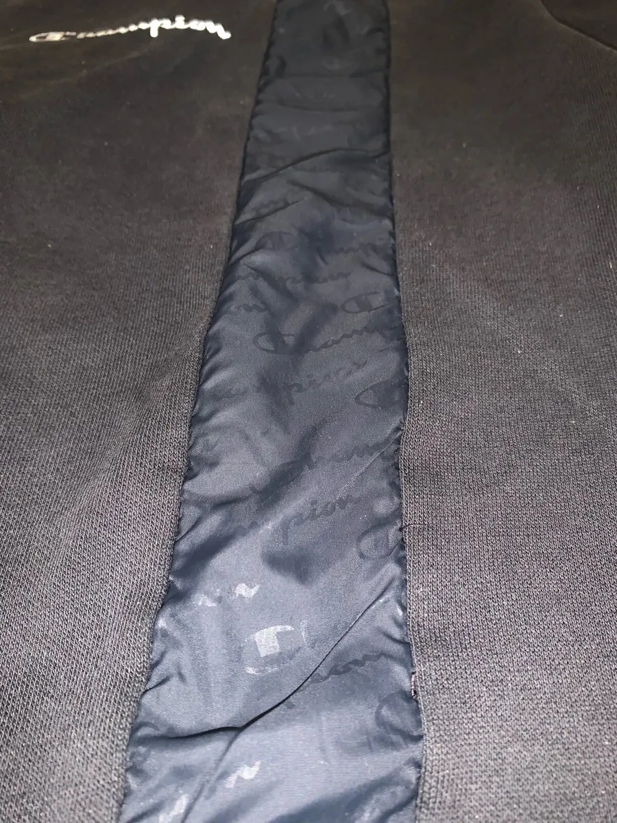 Champion 👑 (Rare) men’s black Tracksuit pants - Image 2