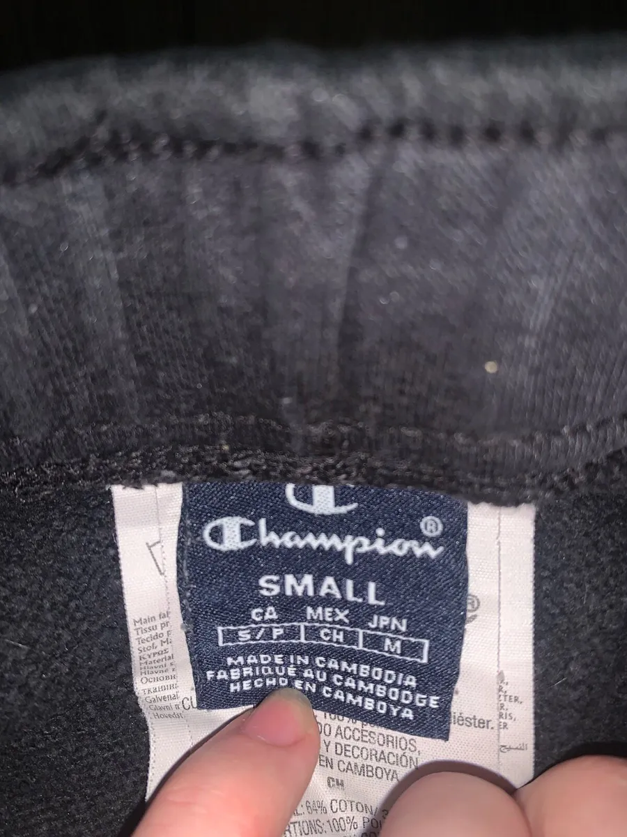 Champion 👑 (Rare) men’s black Tracksuit pants - Image 3