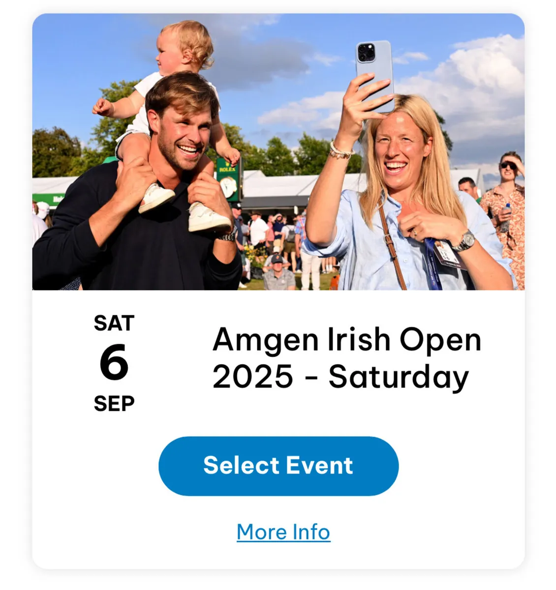 Amgen Irish Open Tickets 2025 (x3 Tickets) - Image 2