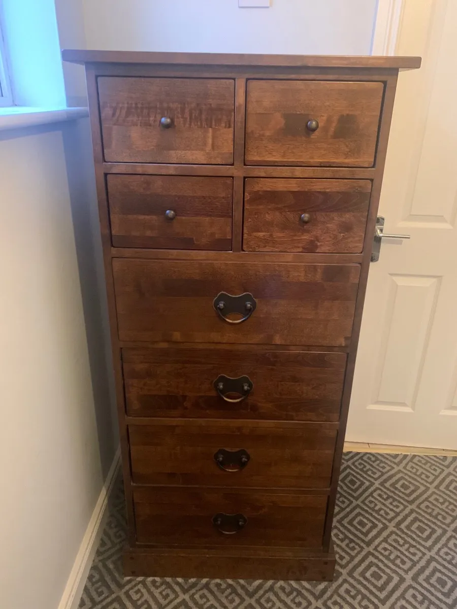 Laura Ashley Tallboy chest of drawers - Image 1