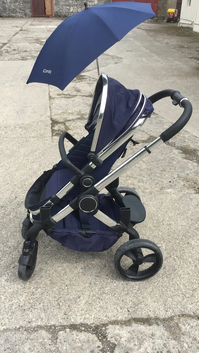 I Candy Peach Double Pram - Image 1