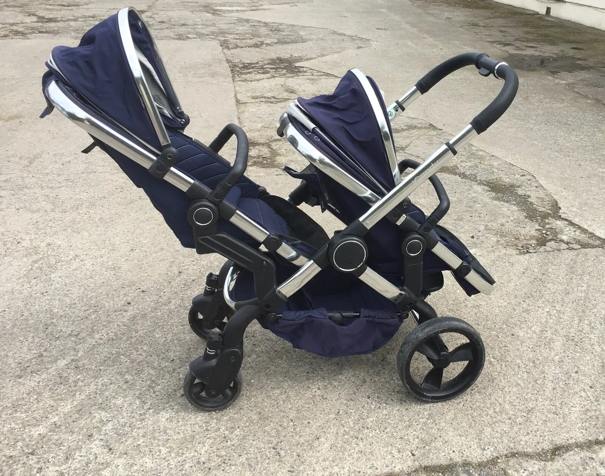 I Candy Peach Double Pram - Image 3