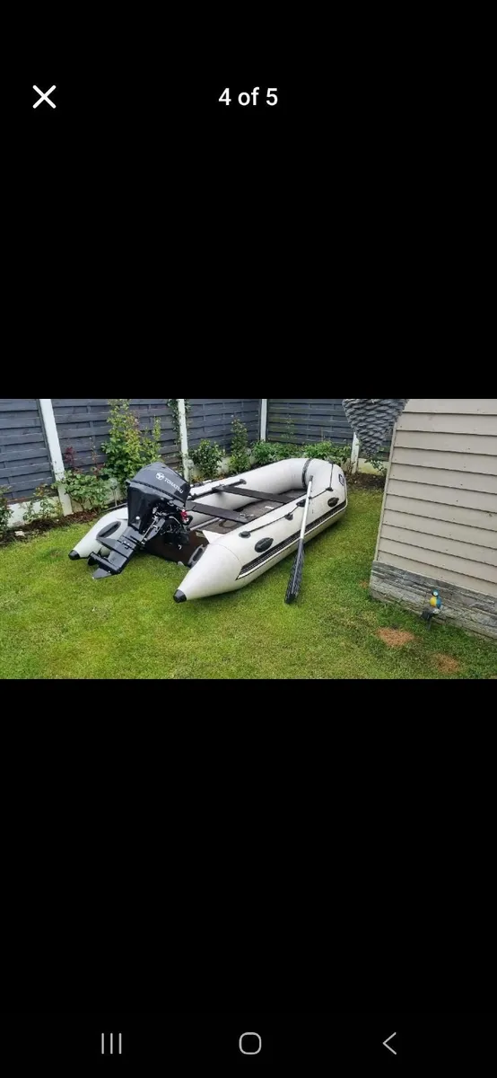Outboard engine and inflatable boat - Image 2