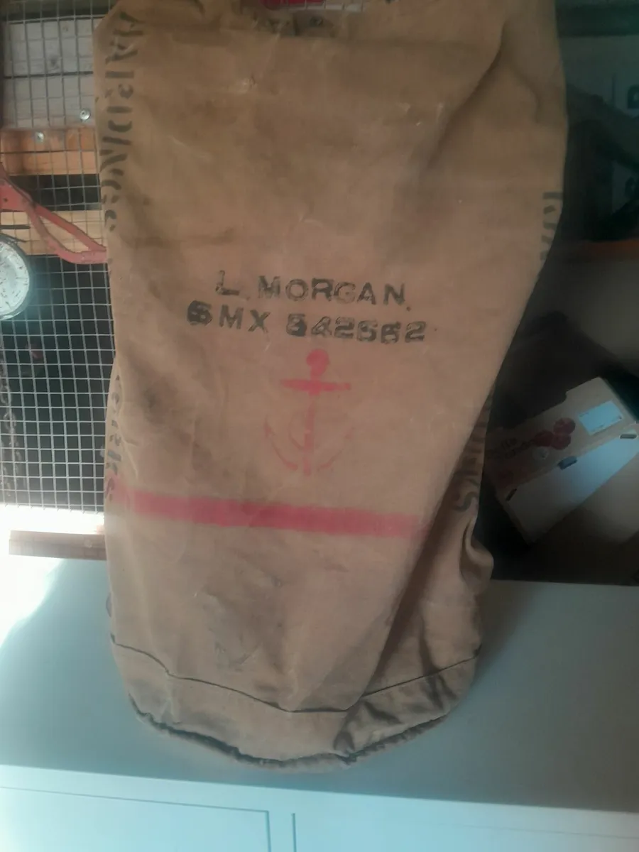 Vintage canvas  kit bag - Image 1