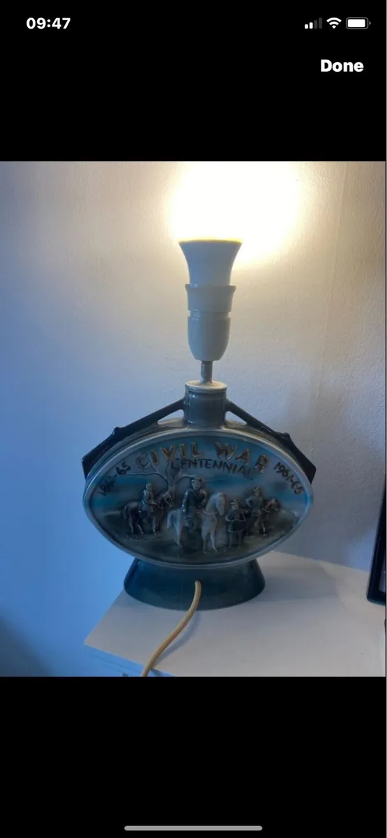 Vintage US Civil War Centennial Decanter - Image 2