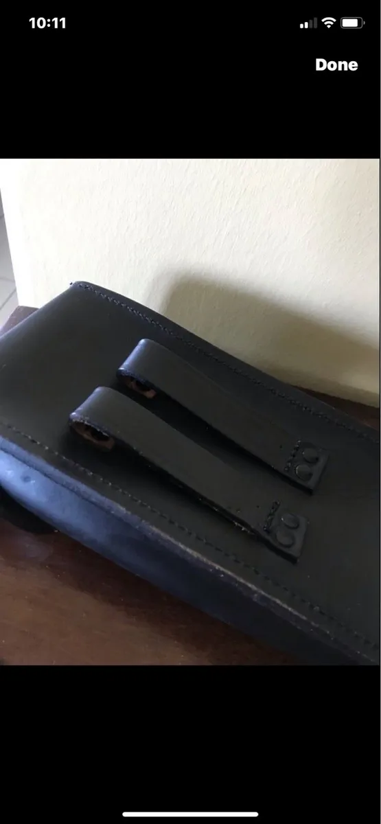 Vintage Army Leather ‘ammo’ Pouch - Image 3