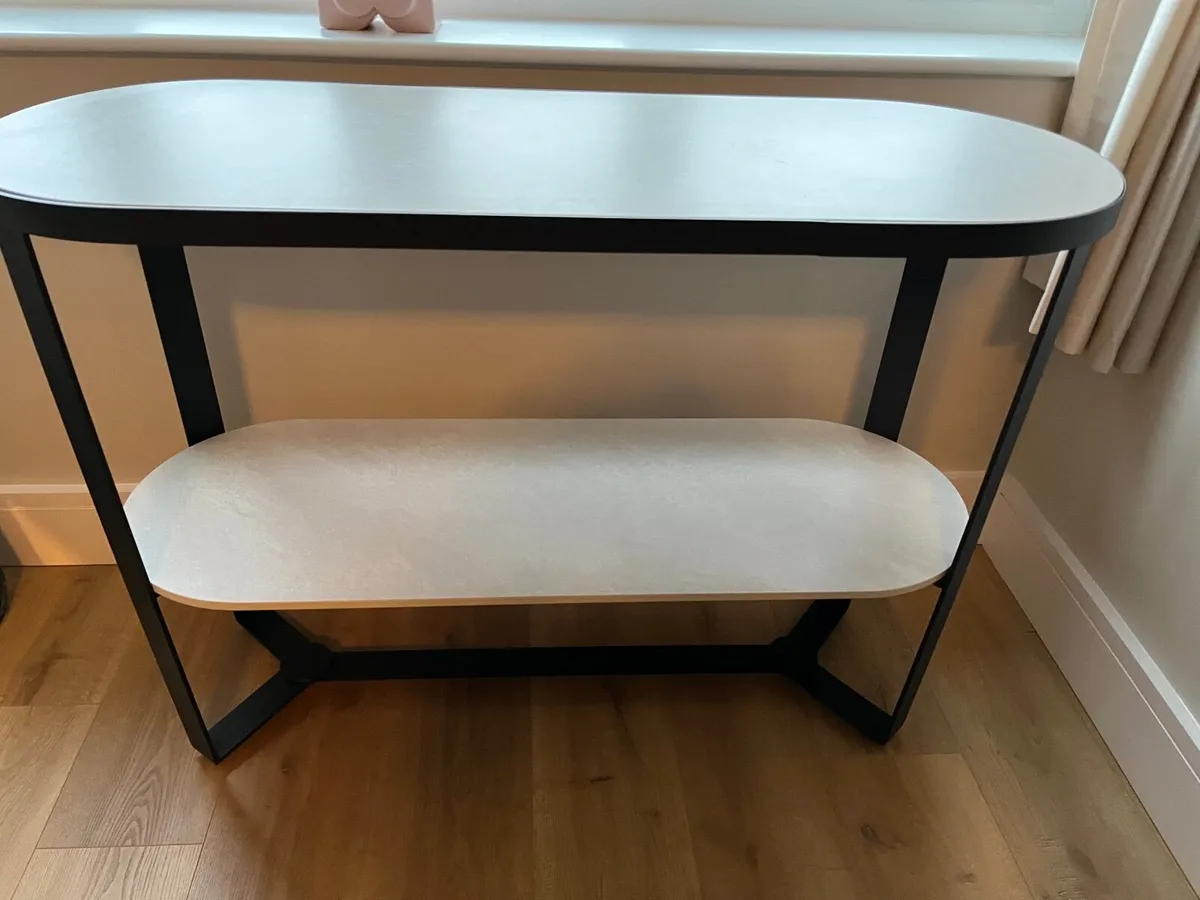 Michelle Keegan Cortes Natural Console Table - Image 1