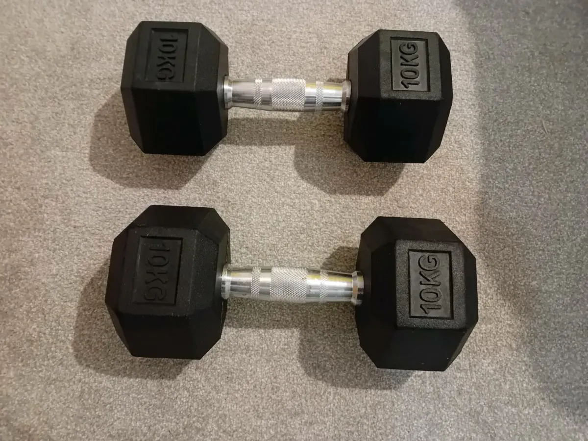 Dumbbells 10 Kg Set - Image 1