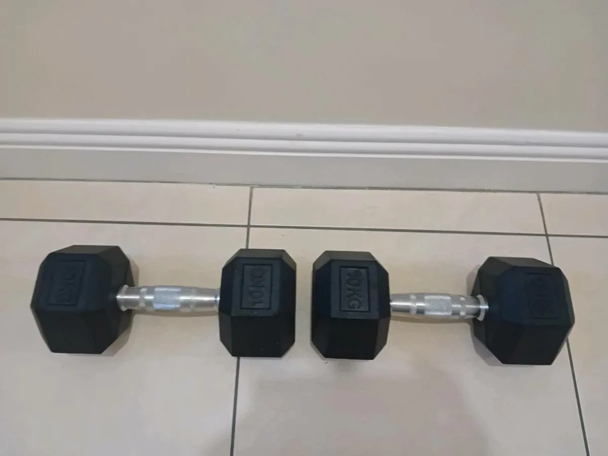 Dumbbells 10 Kg Set - Image 2