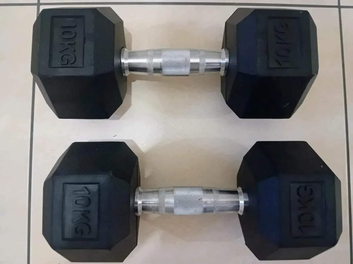 Dumbbells 10 Kg Set - Image 3