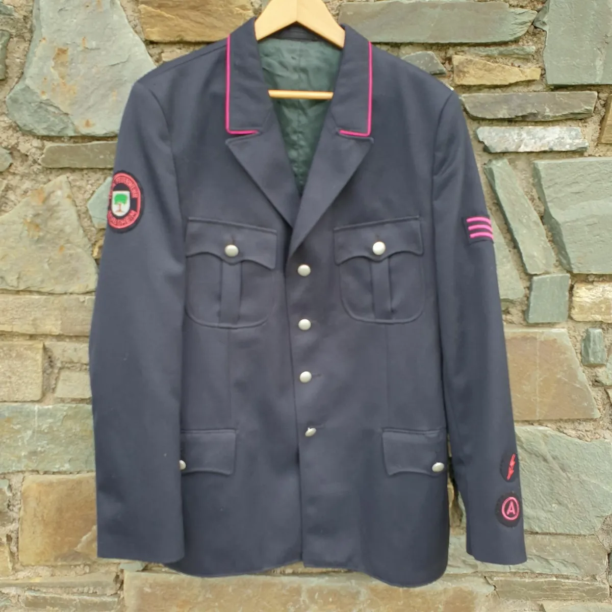 Vintage German fire fighters jacket - Image 1