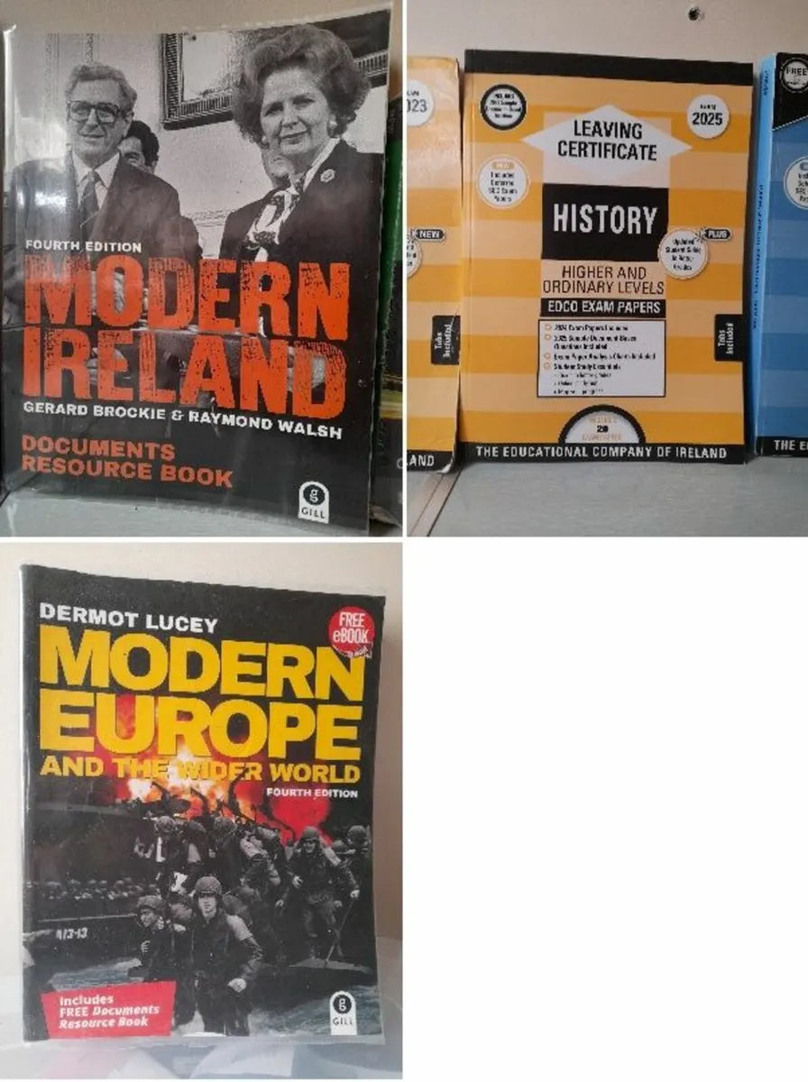 Leaving cert history books