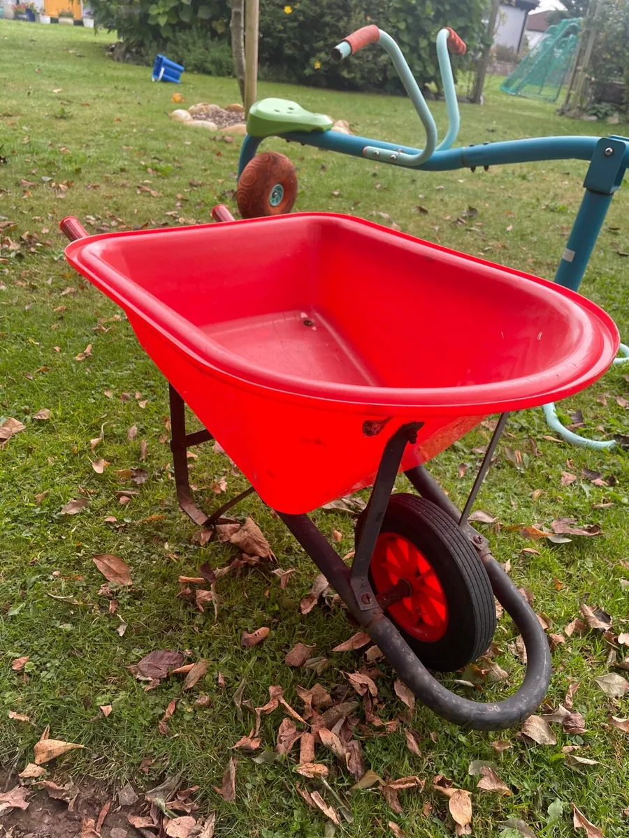 Kids see saw roundabout and wheel barrow - Image 2
