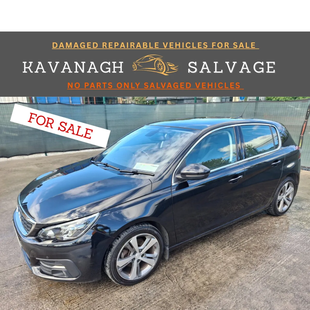 *182 Peugeot 308  Diesel  Light Damage - Image 1