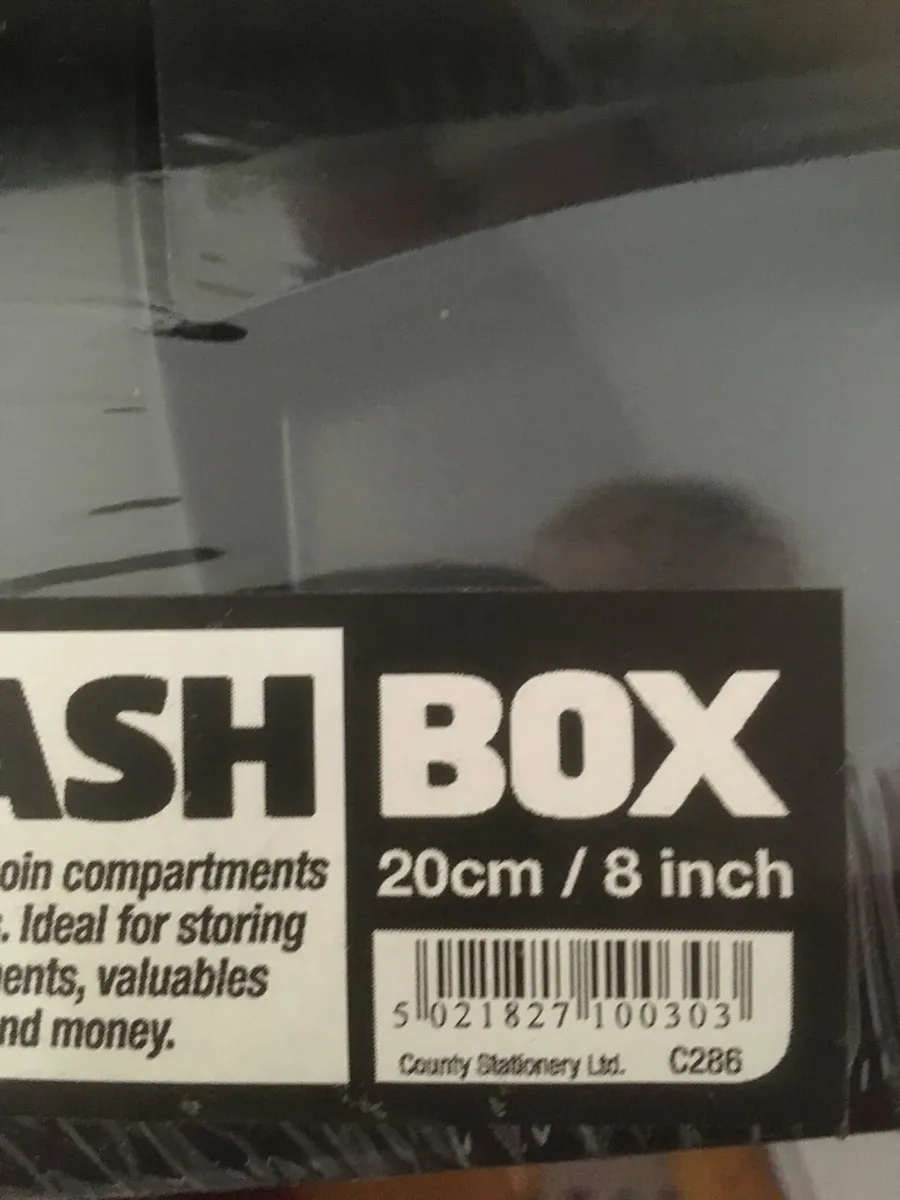 NEW SEALED Set of 4 Cash Boxes with Keys - Image 2