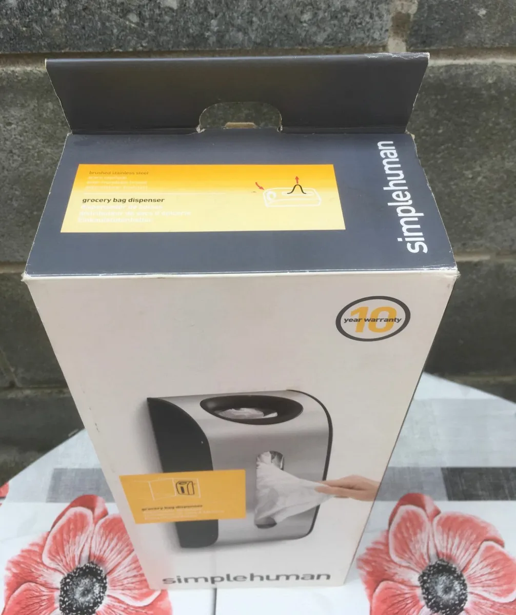 BRAND NEW Simplehuman Shopping Bag Storage - Image 4