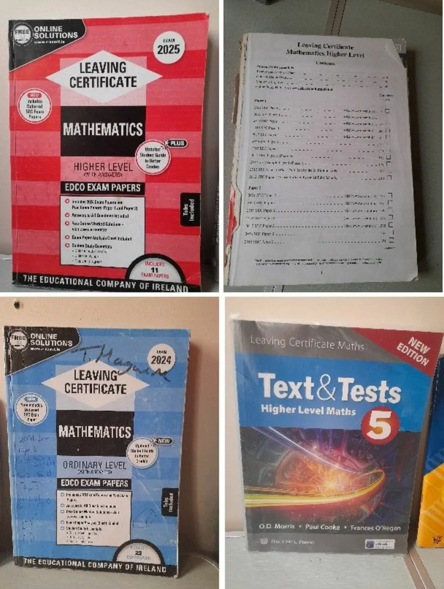 leaving cert maths books