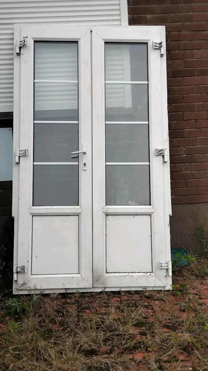 Pvc french doors - Image 1