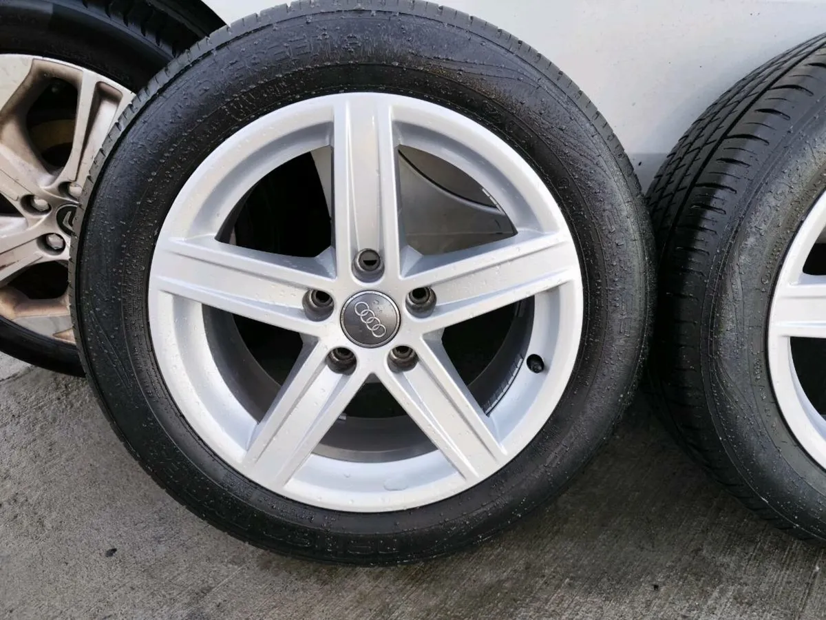 Audi A3 alloy wheels on excellent premium tyres - Image 2
