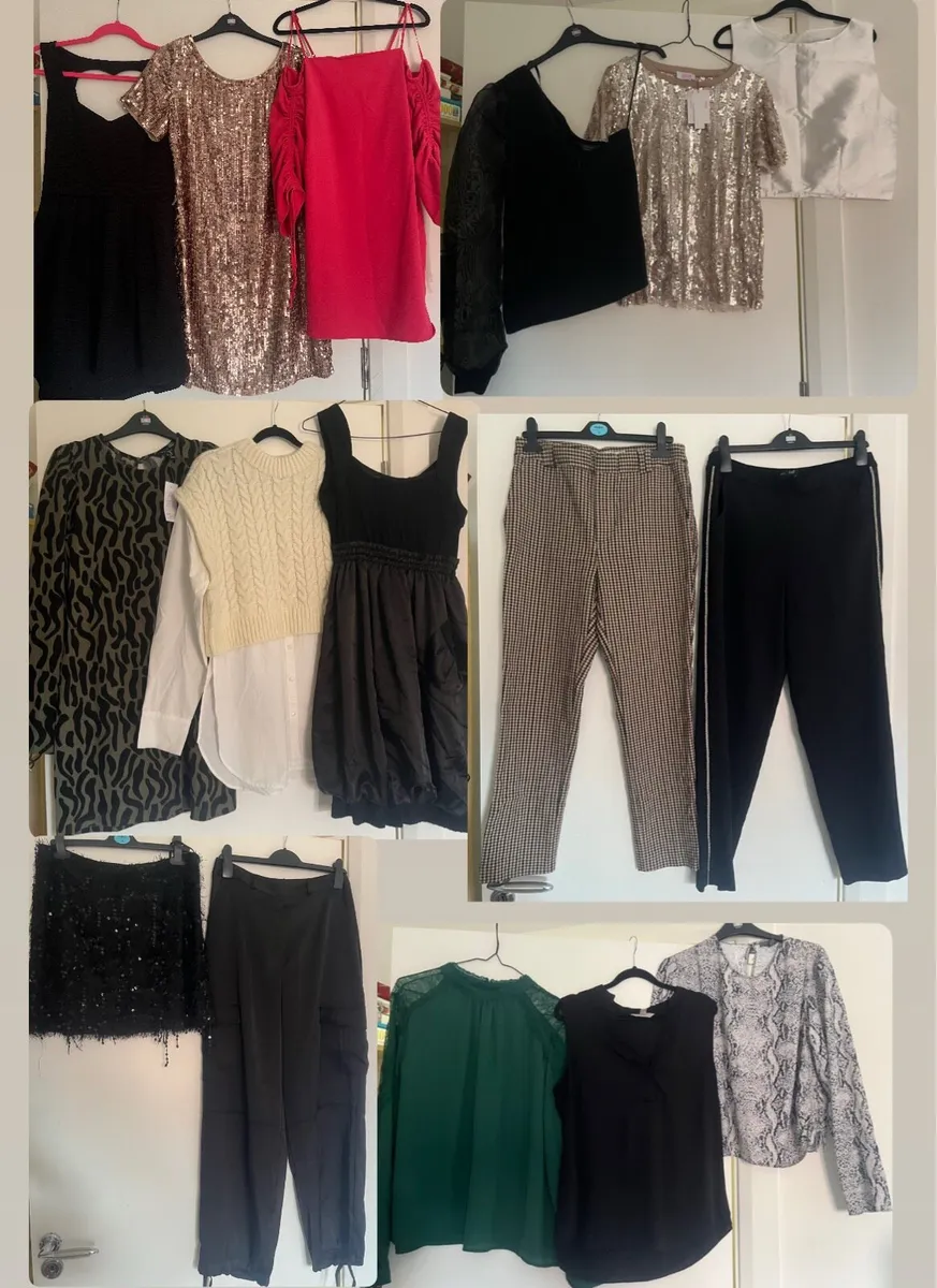 women’s clothes bundle dresses tops jeans size 12 - Image 1
