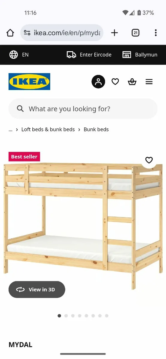 FREE Ikea Bunk bed - Image 1