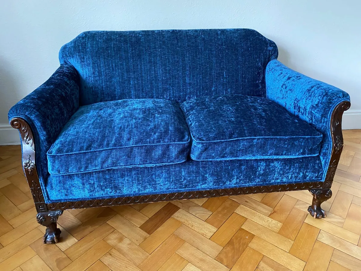 Two Seater Vintage Sofa - Image 1
