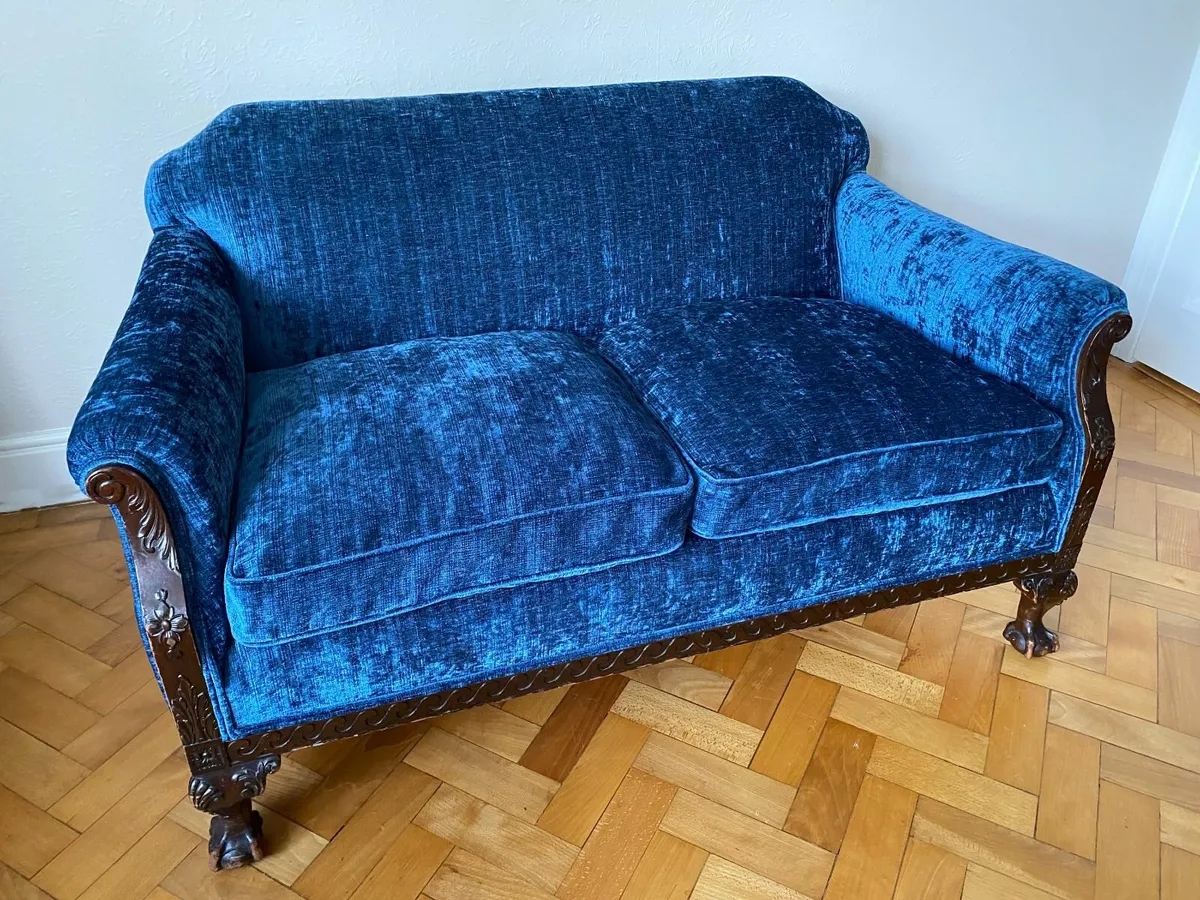 Two Seater Vintage Sofa - Image 2
