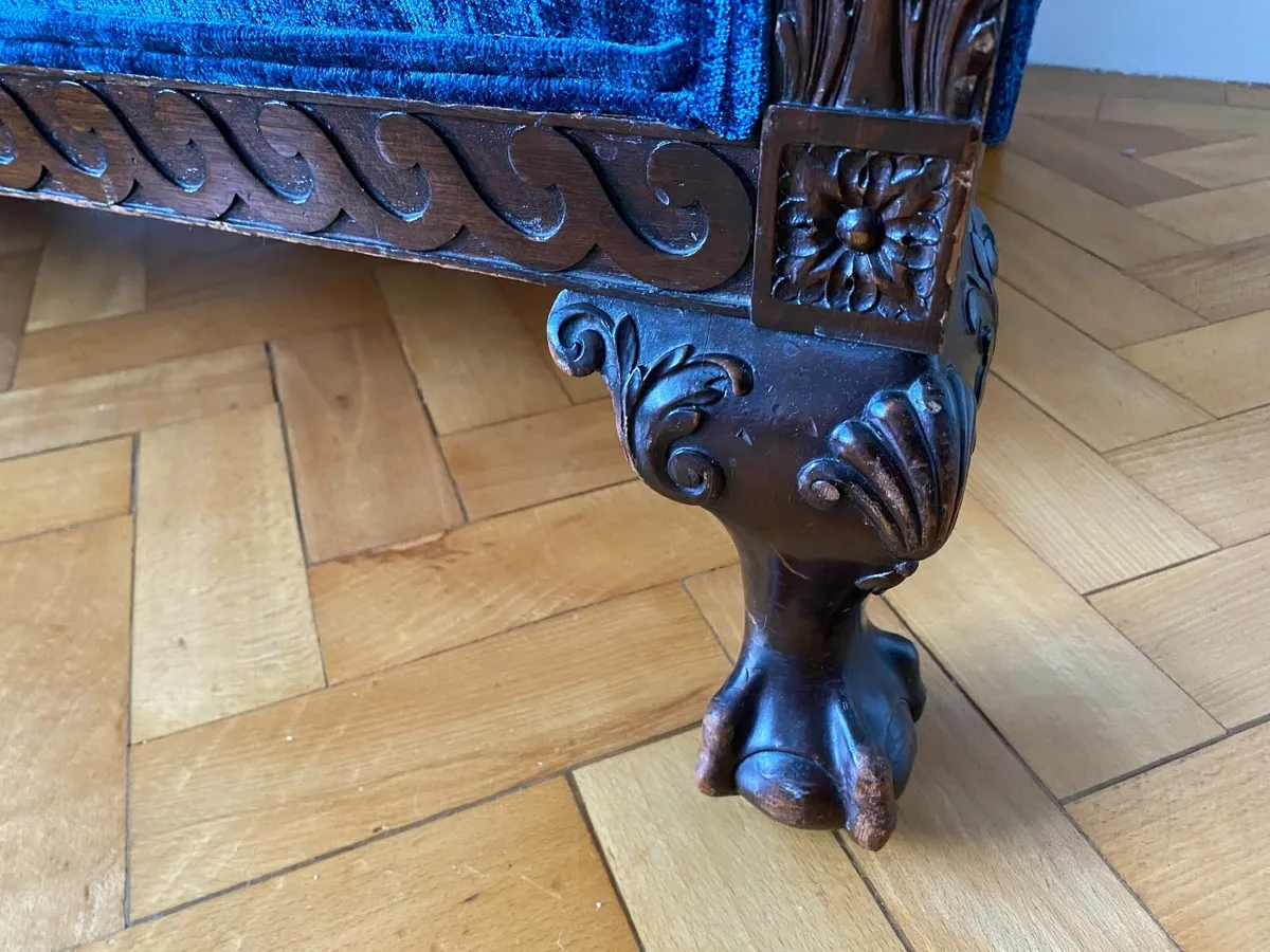 Two Seater Vintage Sofa - Image 4