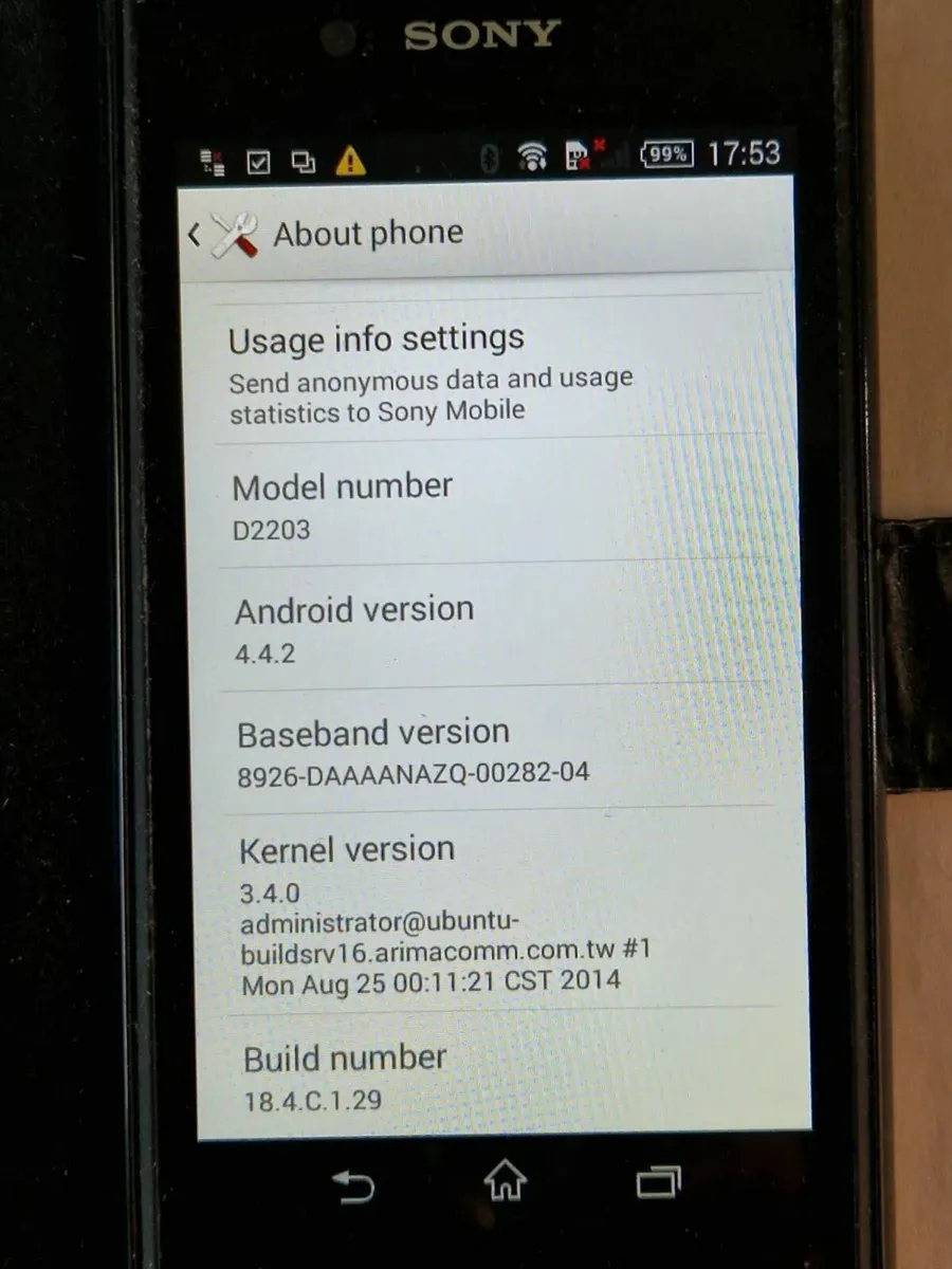 Sony Experia E3 Model D2203 Mobile Phone - Image 4