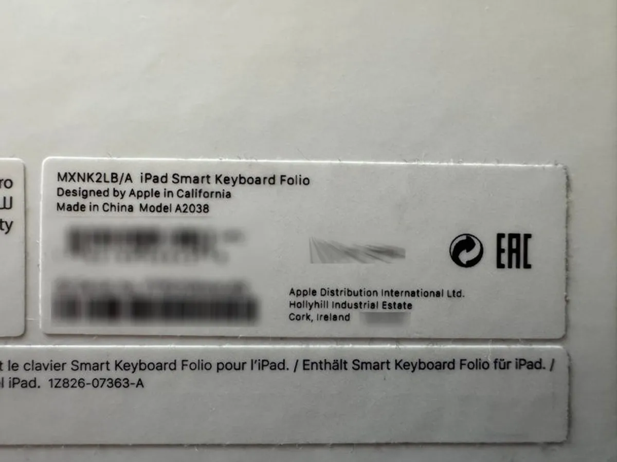 Apple Smart  Keyboard Folio MXNK2LB/A - Image 3