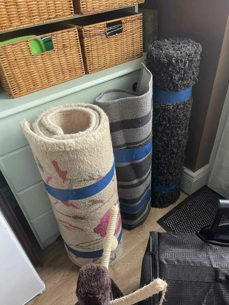 charcoal rug  4ft by 2ft     15e each - Image 2