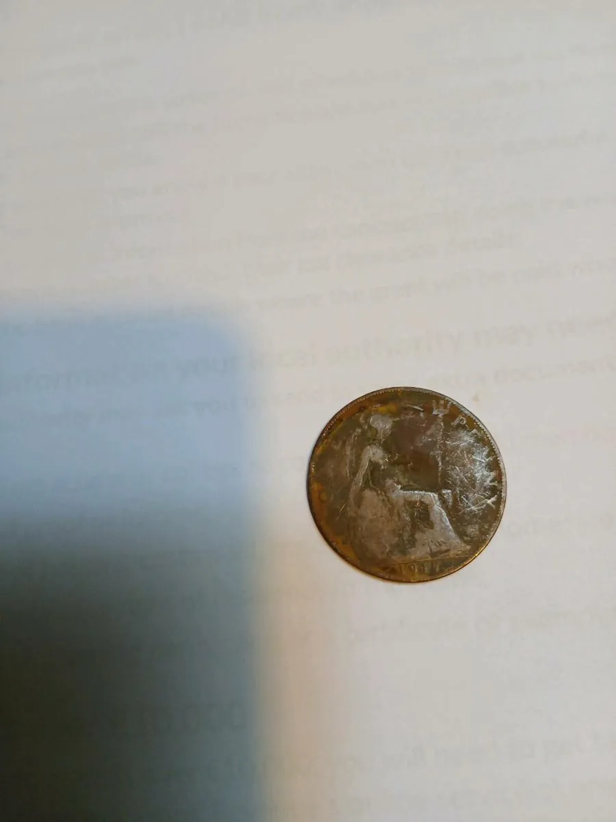 VINTAGE  ENGLISH PENNY - Image 2
